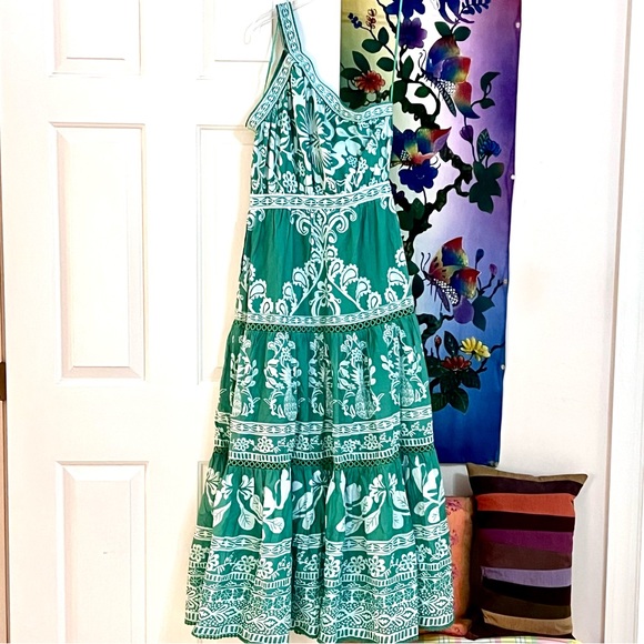 πΊπHPππΊ NWT Farm Rio Sweet Garden Maxi Dress - Picture 13 of 16